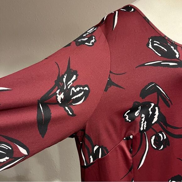 Ellos Long sleeve floral plus size stretchy dress size 2XL - Picture 5 of 14